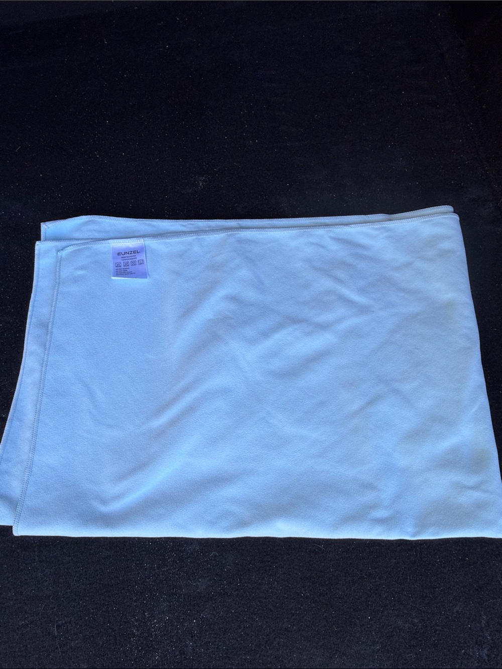 Light Blue Microfiber Hot Yoga Towel